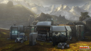 Halo 4 Castle Map Pack Daybreak Establishing 1 _Depot